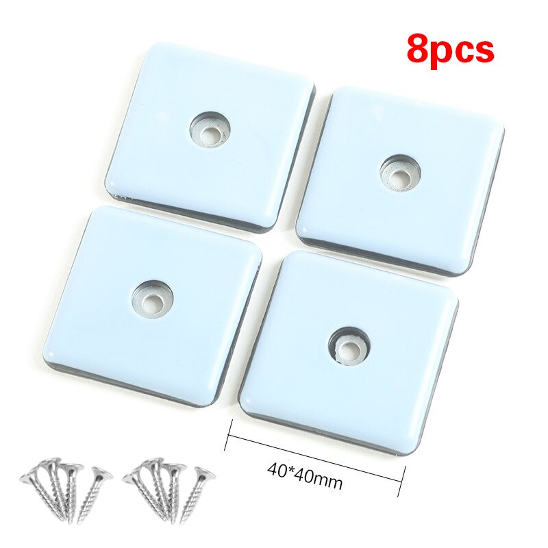 8 sztuk przezroczysta guma antypoślizgowa noga od krzesła czapki ochraniacze na nóżki sofa stóp obejmuje podłogowe nóżki robić mebli podkładka ochronna ze śrubami: 07