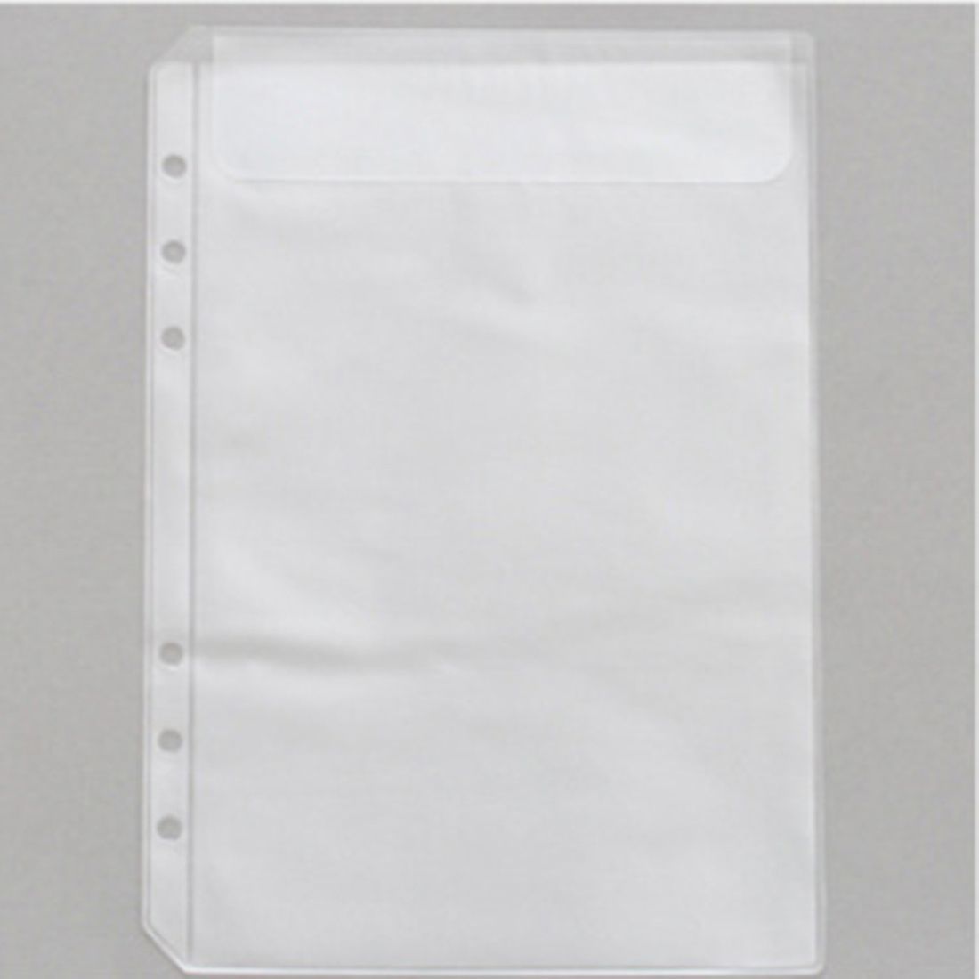 A5 A6 Pvc Notebook Pouch Tassen 6 Gaten Losse Blad Binnenzak Voor Bindmiddel Planner Dagboek Ticket Opslag Card Organizer: A5 one pocket