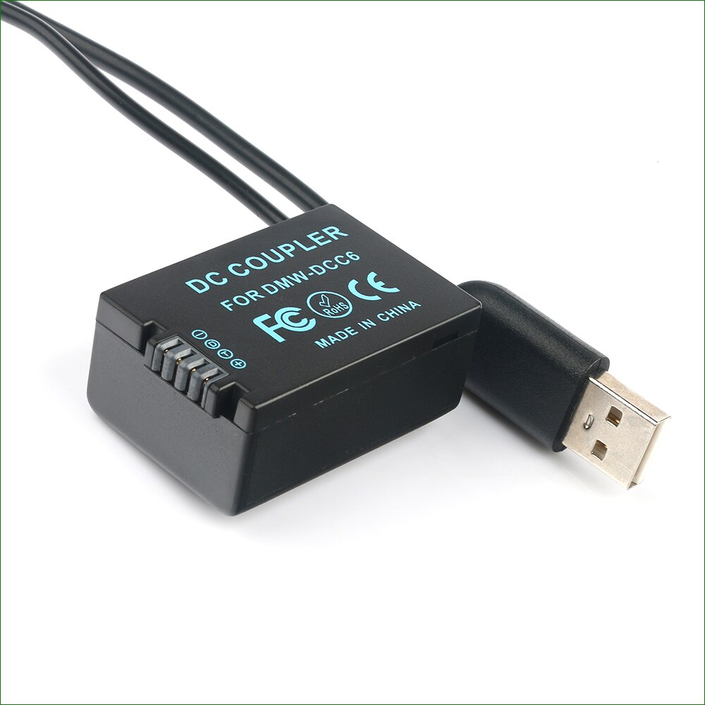DMW-BMB9 Dummy Battery DMW-AC8 DMW-DCC6 DC Coupler for Panasonic DC-FZ80 DC-FZ81 DC-FZ82 DC-FZ83 DC-FZ85