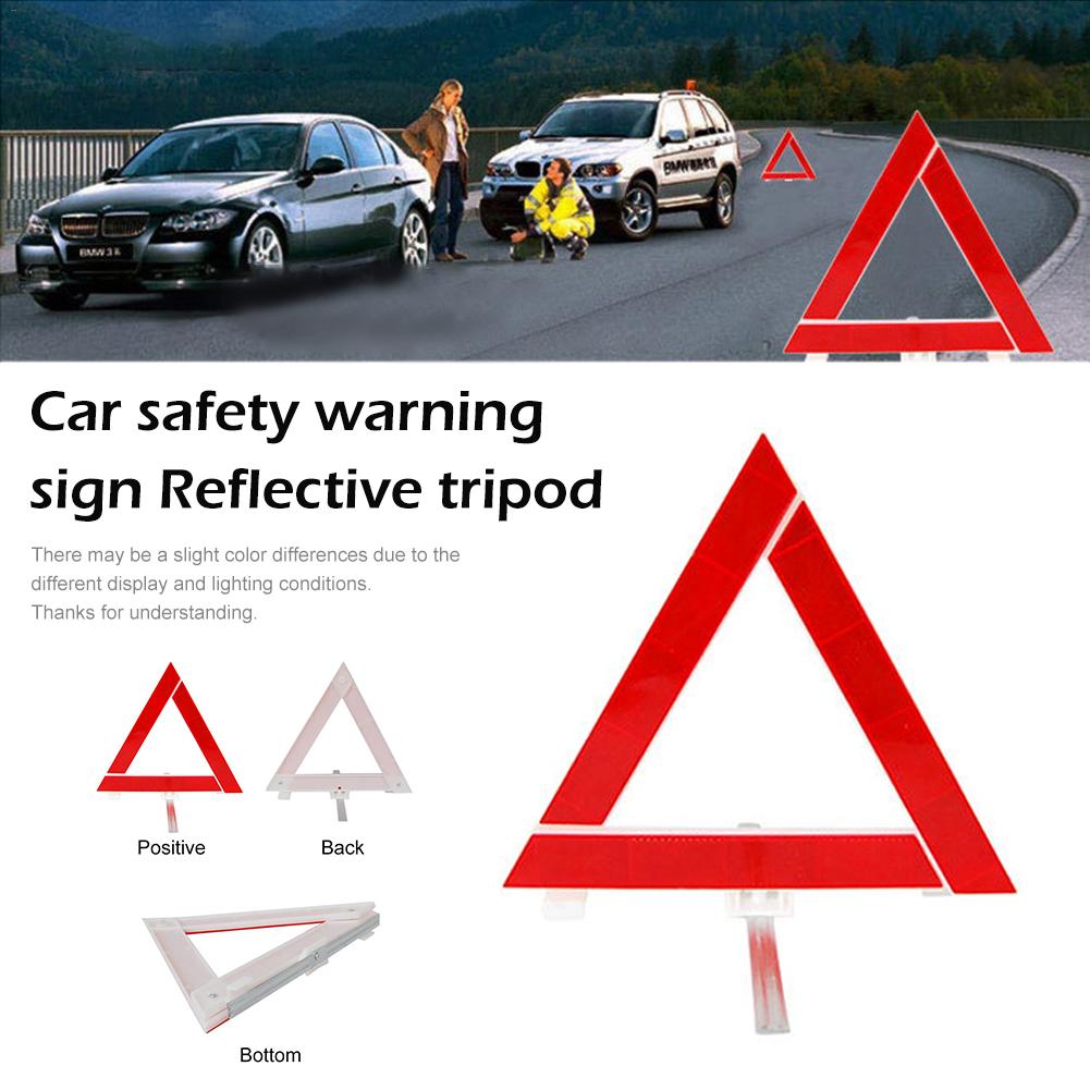 Car Accessories Car Vehicle Emergency Breakdown Warning Sign Triangle Reflective Road Safety Parking Warning Signs