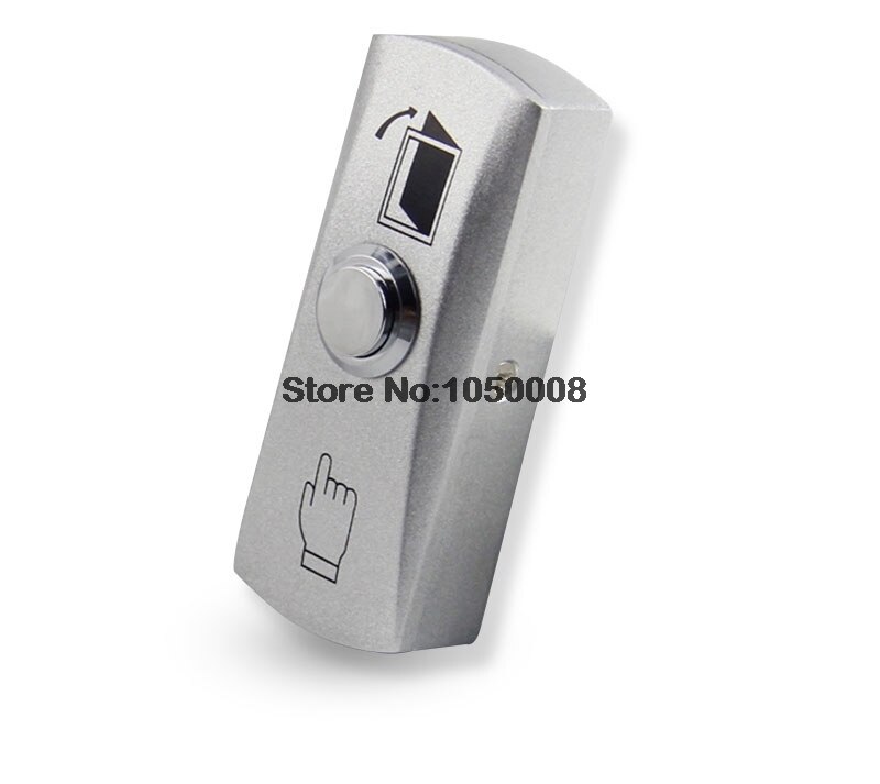 stainless steel door release switch emergency exit button silver keys for access control system