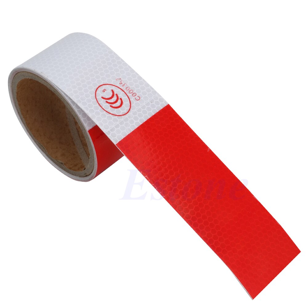 5Cm * 3M 2 "X 10 'Reflecterende Veiligheidswaarschuwing Conspicuity Tape Film Sticker Kleurrijke M3GD
