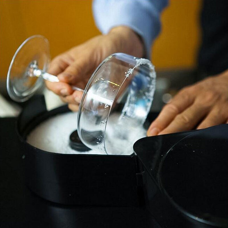 3 -lags bartender abs værktøj cocktail tilbehør glas rimer roterende salt hjemme praktisk bar lime juice sukker holdbart