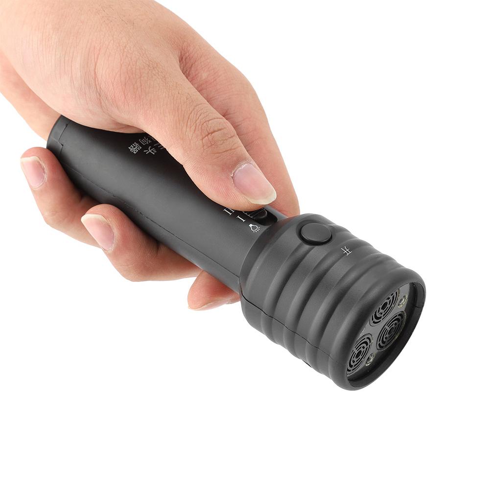 Ultrasone Hond Chaser Stop Agressieve Dier Aanvallen Repeller Led Zaklamp Outdoor Benodigdheden