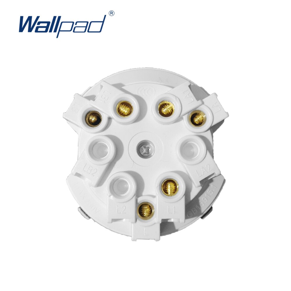 Wallpad 3 Gang 1 Way Wall Light Switch LED Indicator Function Key Only Free Combination