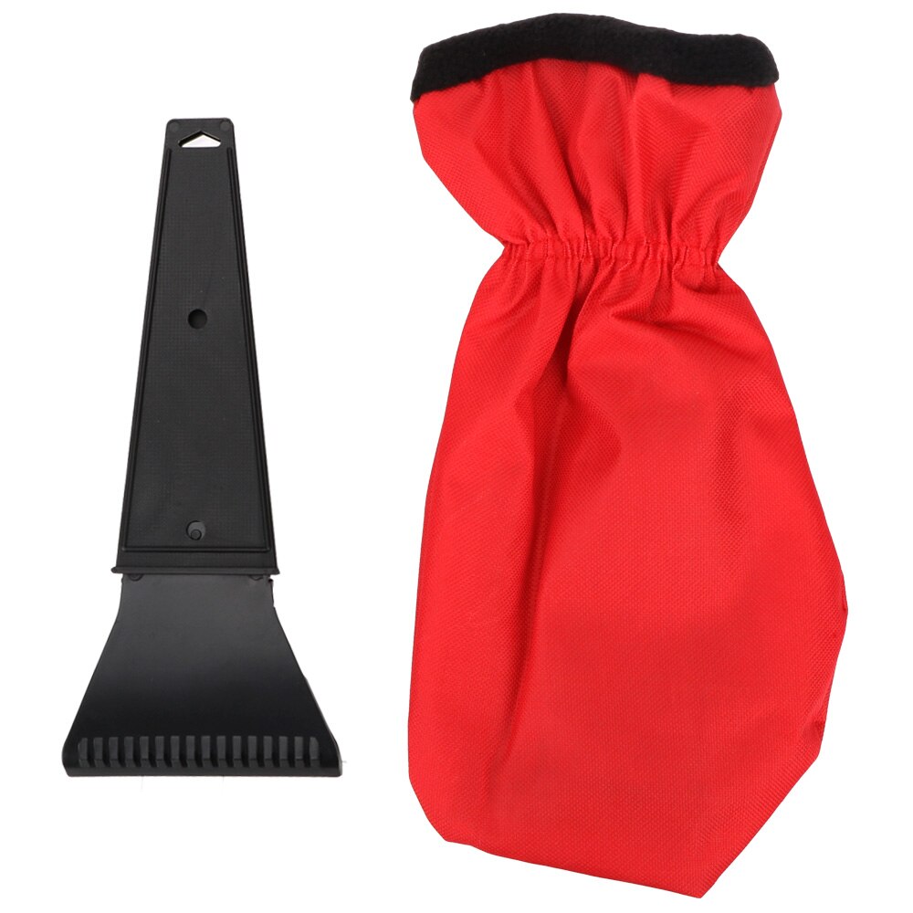 LEEPEE Warm Glove Snow Shovel Ice Removal Tool Handheld Car Cleaning Car Cleaning Ice Scraper Glove