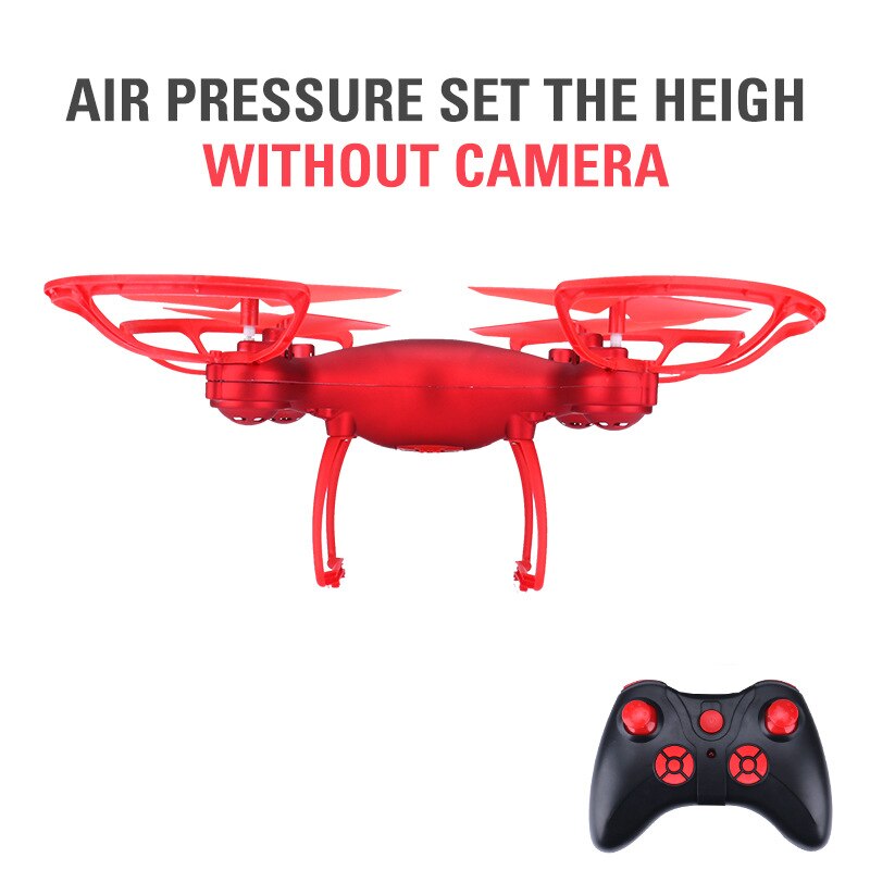 Mini RC Drone 4K/1080p HD Camera Aerial Photography Helicopter 360 Degree Flip Foldable Quadcopter: KY101 No camera red