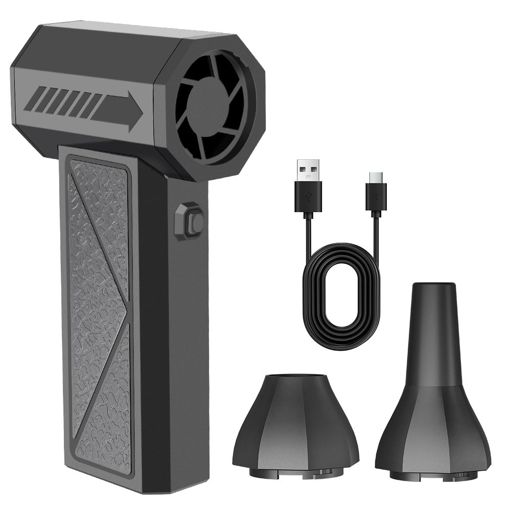 Car Turbo Fan Universal Cleaning Jet Blower Tool Strong Blowing Electric Air Duster Accessories Violent Hair Dryer Snow Blowing: Default Title