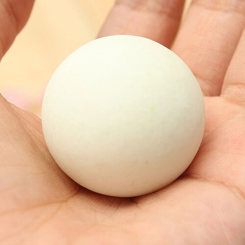 Charmante lichtgevende, in het donker gloeiende stenen bol met basisdecoratie voor in huis