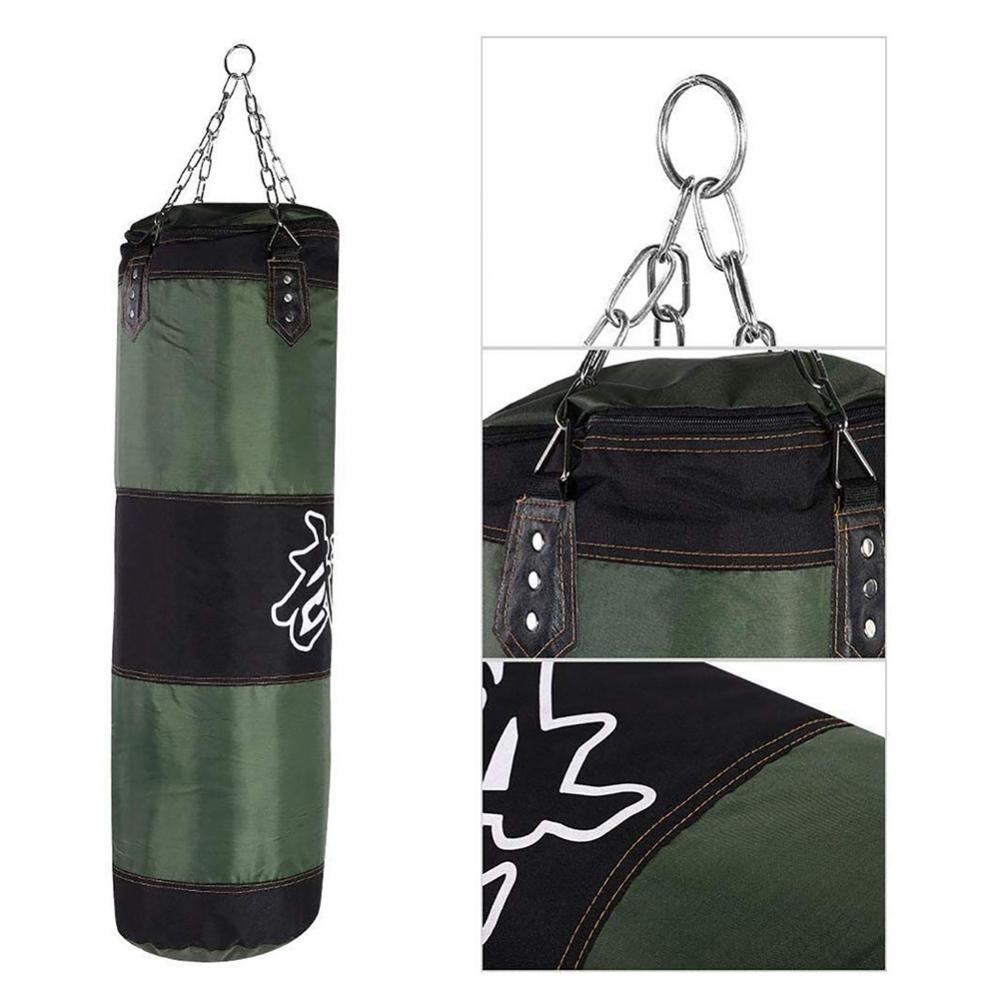 Bolsa de arena de boxeo para entrenamiento de fuerza, saco de arena grueso para ejercicio físico, para gimnasio, con colgante
