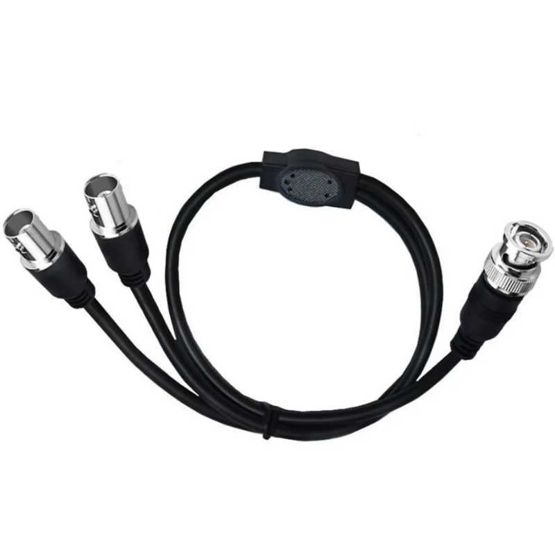 BNC Splitter Cable BNC to Dual BNC Connector Adapter Cable for Cameras and Video Equipment 0.5m