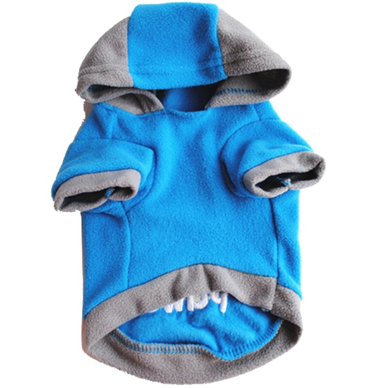 Santa Poten Gedrukt Hond Kleding Voor Kleine Honden Zachte Fleece Puppy Kat Hoodies Jasje Chihuahua Pug Yorkie Kleding outfit