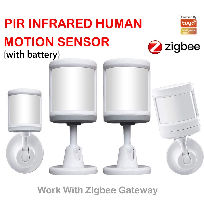 Tuya ZigBee motion sensor PIR human body Infrared Alarm home security Detector support tuya smart life APP gateway required