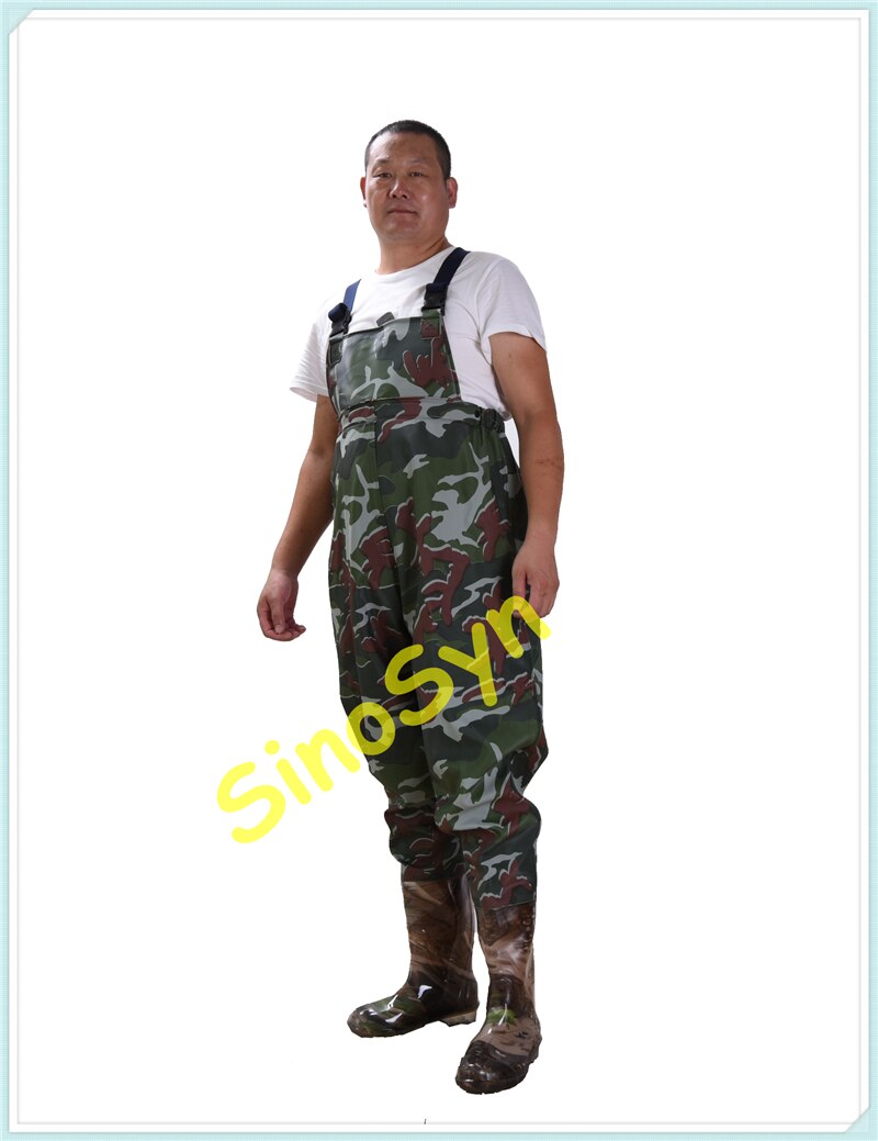 Vissen Borst Waders, Jacht Waders met Cleat Sole Bootfoot Waad Belt