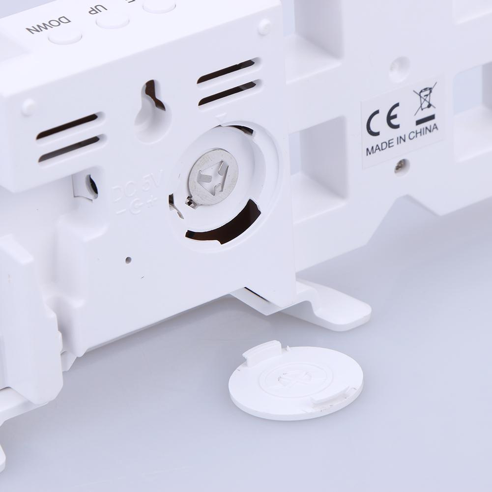 8 formad 3d digital bordsklocka usb datum tid celsius display väckarklocka led nattlampa väggmonterad väckarklocka hem skrivbord deco