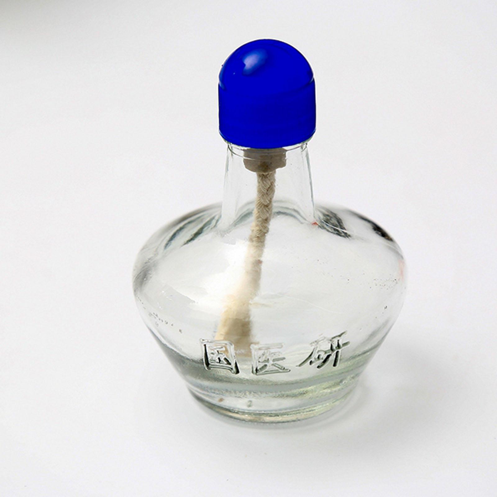 30/60/150/250ml Durable Glass Alcohol Burner Lamp Bottle Labware
