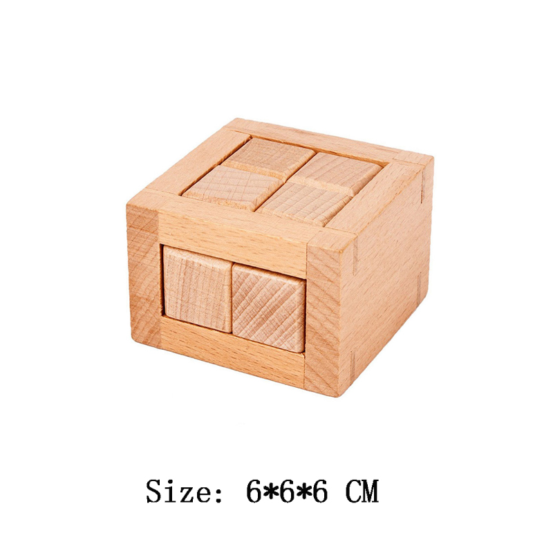 Klassische iq 3d Holz puzzle Erwachsene und Kinder Casse Tete verwirrende Rätsel Kopfschmerzen Gehirnent wicklung Spielzeug Rompe cabezas de Madera