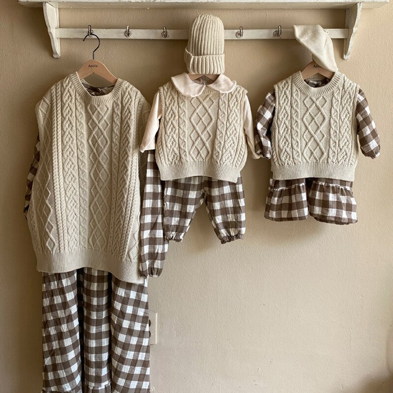 Maglione lavorato a maglia per neonato autunnale modello a torsione maglione per bambini Retro Baby Boy maglia lavorata a maglia 2021 New Toddler Girls maglione allentato 9M-3T