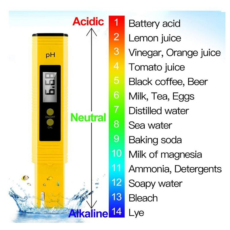 PH Meter-TDS Meter-Digital Water Tester-Digital LCD Water Testing Tools Pen Portable PPM Water Detector