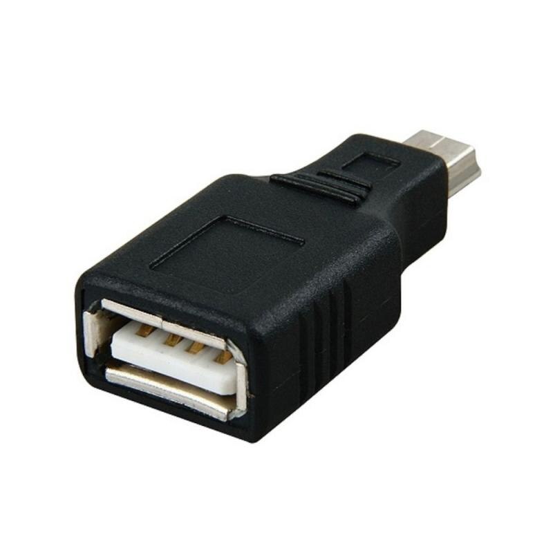 Mobile Phone Adapters OTG Host Extension Cable USB 2.0 A Female To 5-pin B Male Mini USB Adapter For Computer PC Tablet Adapter