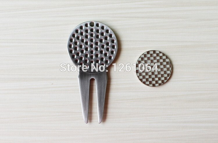Brand Magnetic Divot Fixer- Golf Divot Tool w Golf Ball Mark, Golf Marker, golf accesories