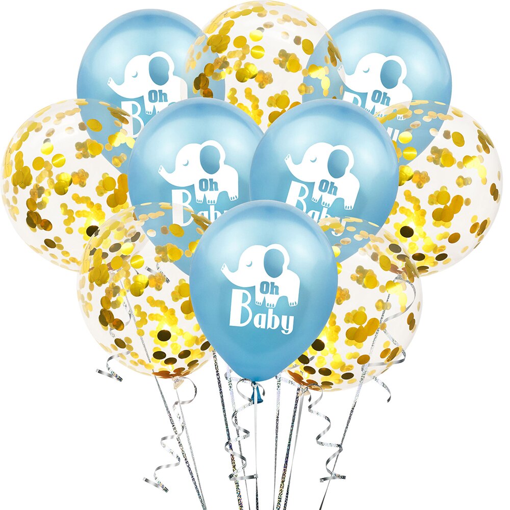Baby Dusj Elefantfolie Ballong Gutt Jente Dekor Sett h Baby Lateks 