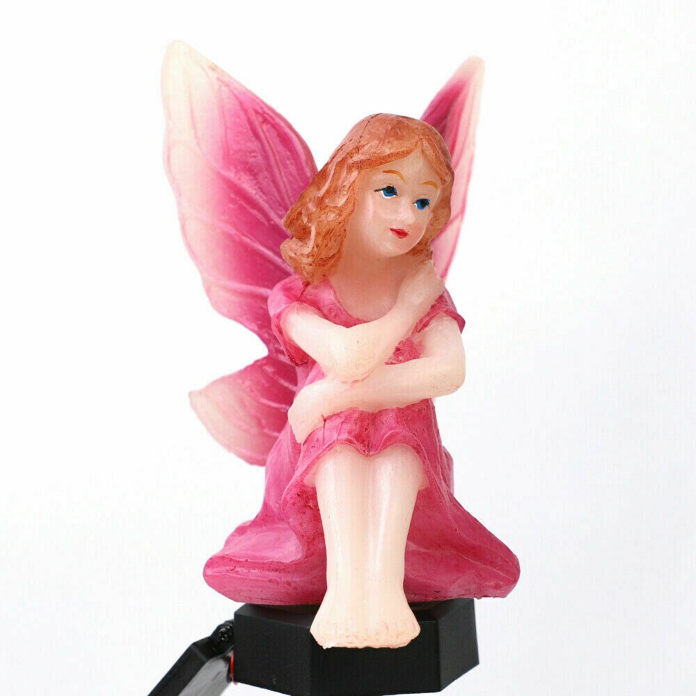 Waterproof Solar Powered Owl Animal Pixie Law LED Landscape Garden Lighting Dusk to Dawn Outdoor Security Path Lights: Photo Color 4