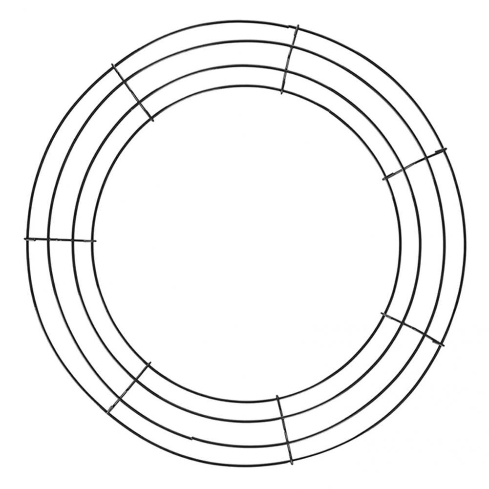 Metal Wreath Frame Sturdy Rust-proof Rust-proof Wire Wreath Form for Garden Wreath Frame Wire Wreath Form