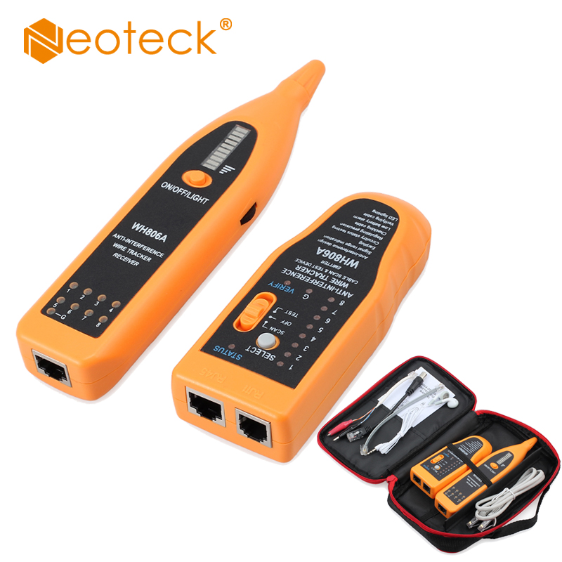 Network Telephone cable search Tracker Tracer LAN Network Cable Tester Detector Line Finder With RJ45 to BNC Cable