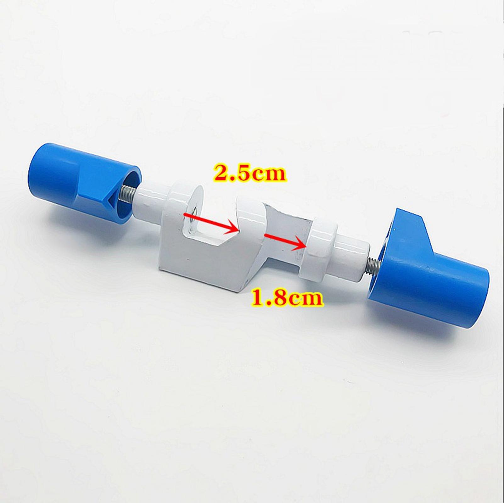 Holder 0.3-2.5mm sine legeringsstativ dobbel toppvinge mappeklemme forskaling laboratoriekjemisett verktøy