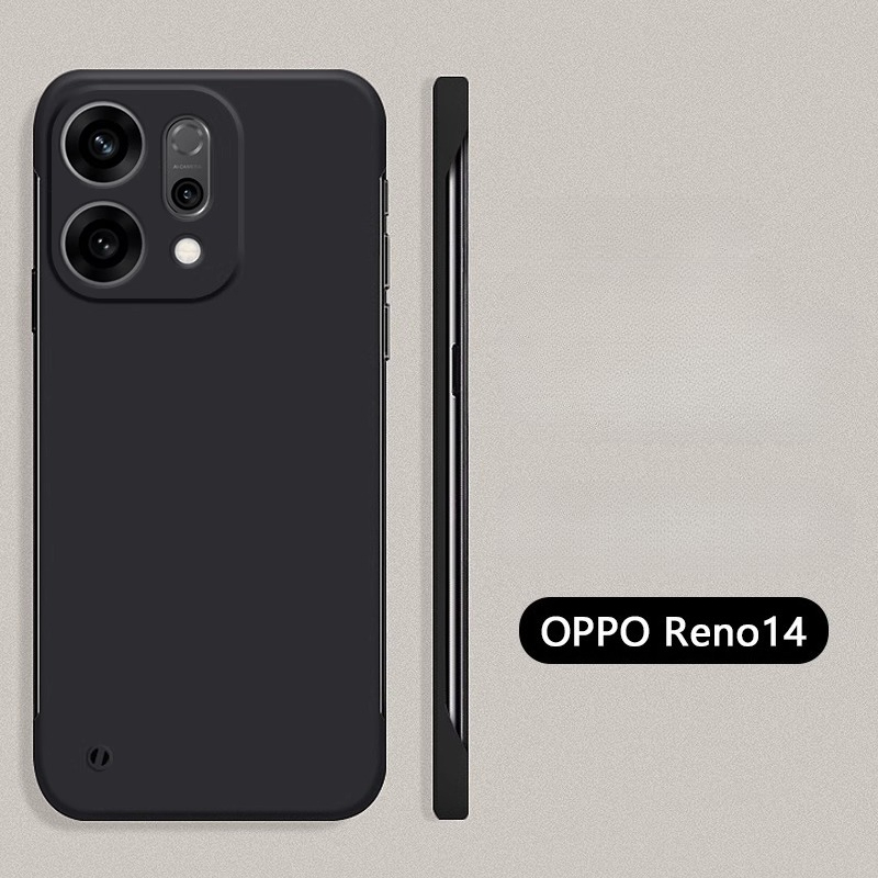 Husă de telefon ultra subțire, fără ramă, mată 14 rezistentă la șocuri, fără margini 14 pentru oppo reno 14 13 5g: Lemn / Aur