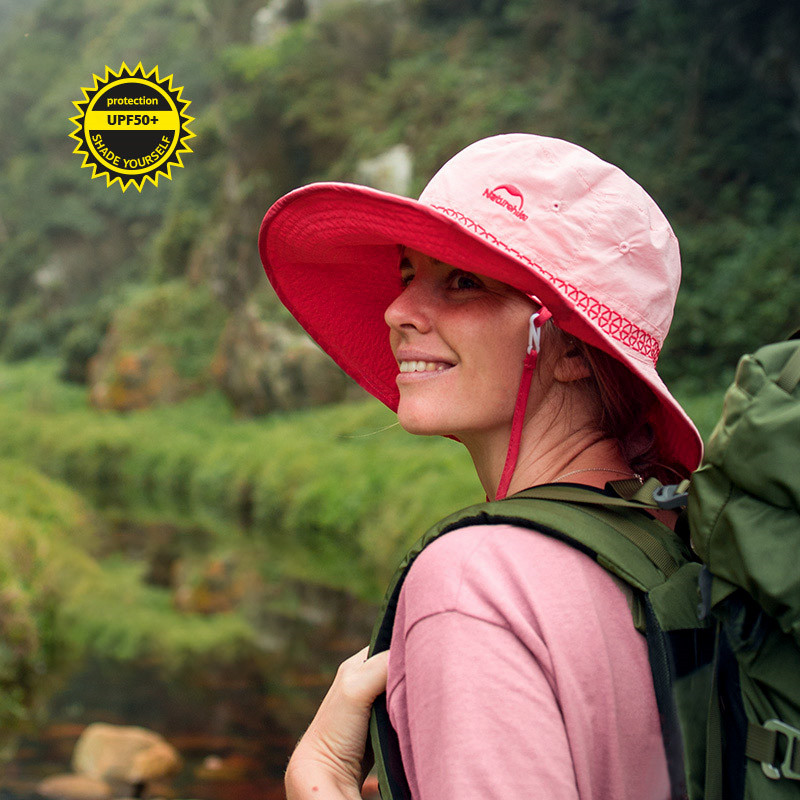 Naturehike-sombreros Reversible de verano al aire libre, bloqueador solar, gorro de pesca, sombrilla, gorras para senderismo, transpirable, suave, portátil, plegable