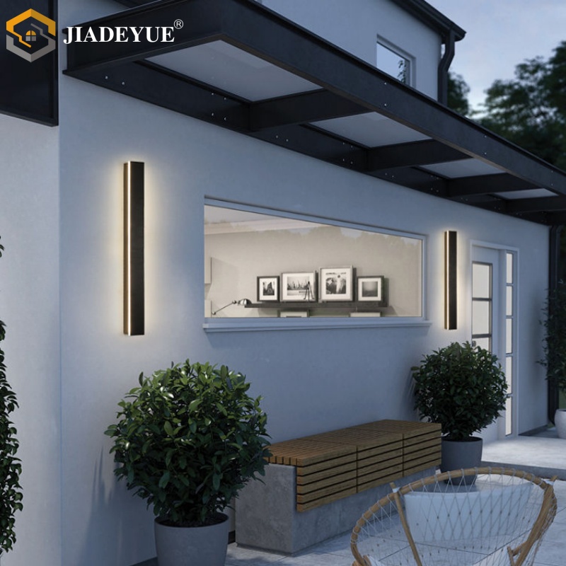 Outdoor Waterdichte Led Lange Wandlamp Ip65 Balkon Tuin Villa Veranda Buitenverlichting 110V, 220V