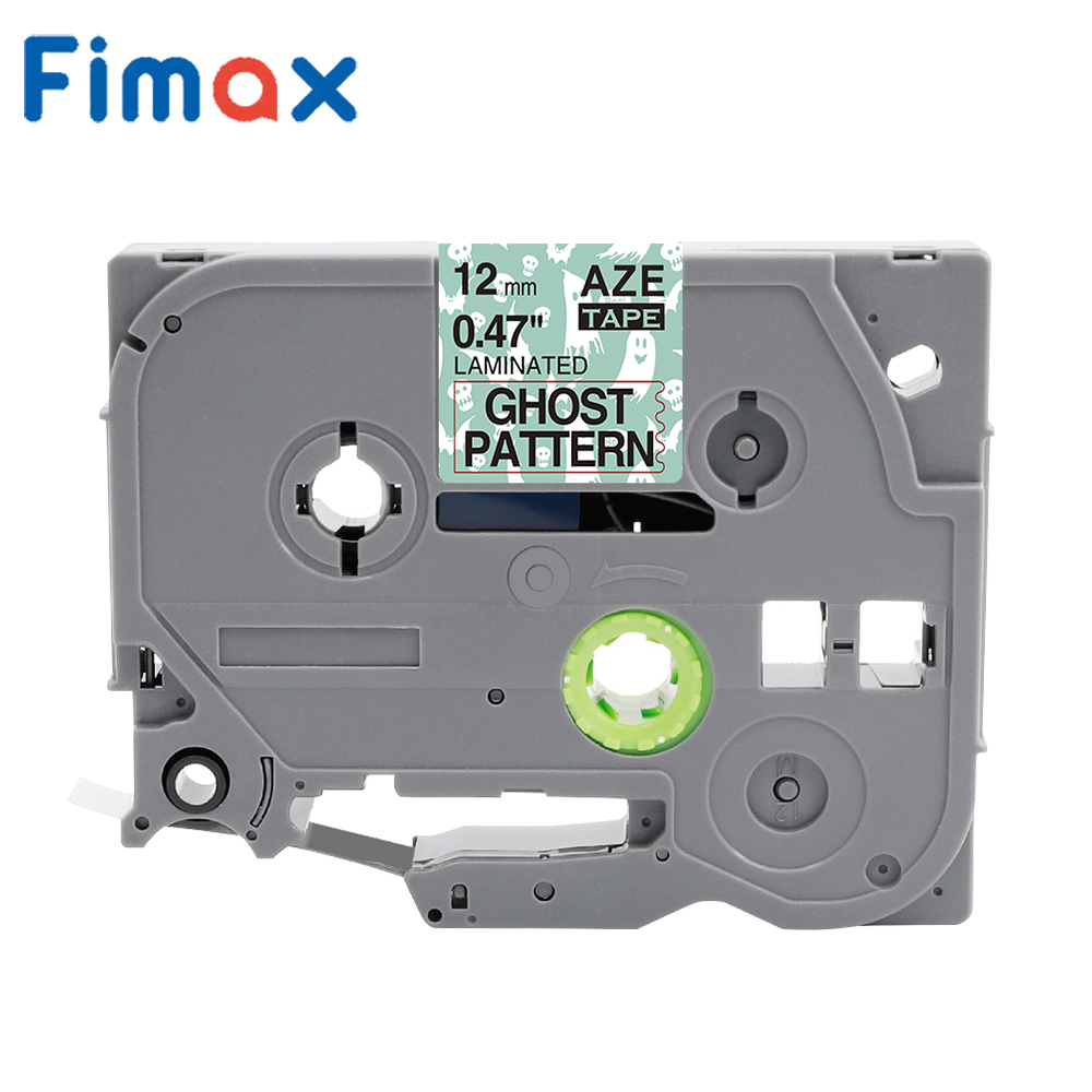 Fimax tze231 Tze-231 tz tape Multicolor Pattern 12mm Compatible for Brother p-touch printer Tz-231 TZ231 for Brother label Maker: Ghost Pattern