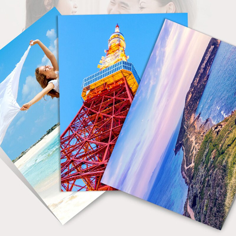 Papier Photo 4R brillant de , 20 feuilles, 4x6 pouces, 200 g/m², pour imprimantes à jet d'encre P9YA
