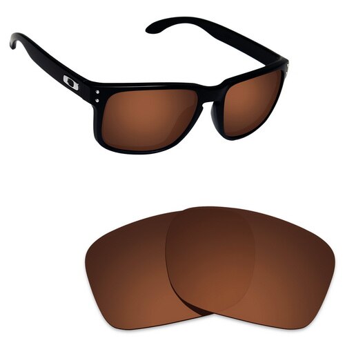 ToughAsNails Polarized Replacement Lenses for Oakley Holbrook Mix Frame - Varieties: Brown