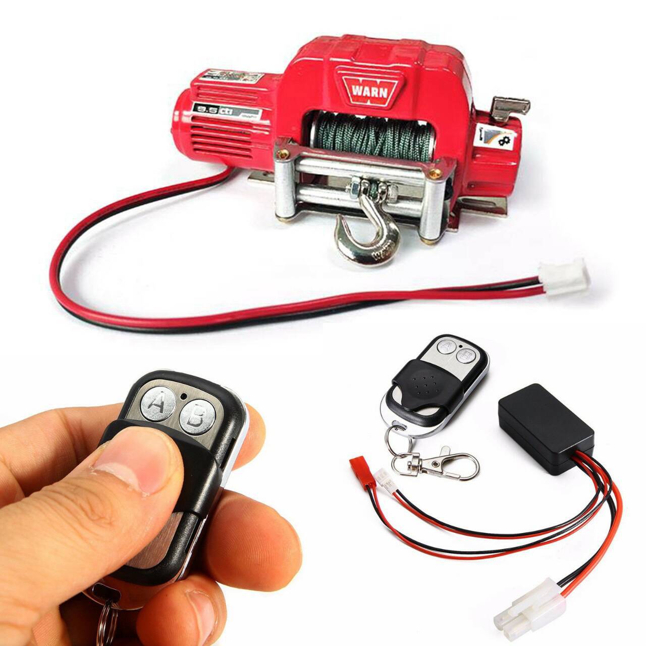 TRAXXAS-TRX4 Model Model Auto Waarschuwen 9.5 Cti Mini Elektronische Controle Metalen Lier Trailer