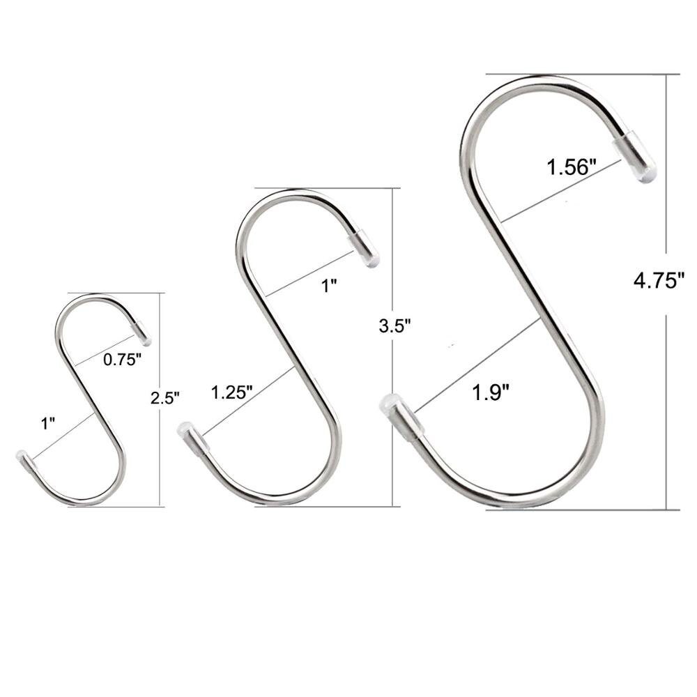 Hanging Hooks 5 Pack S Stainless Steel Hanging Hoo... – Vicedeal
