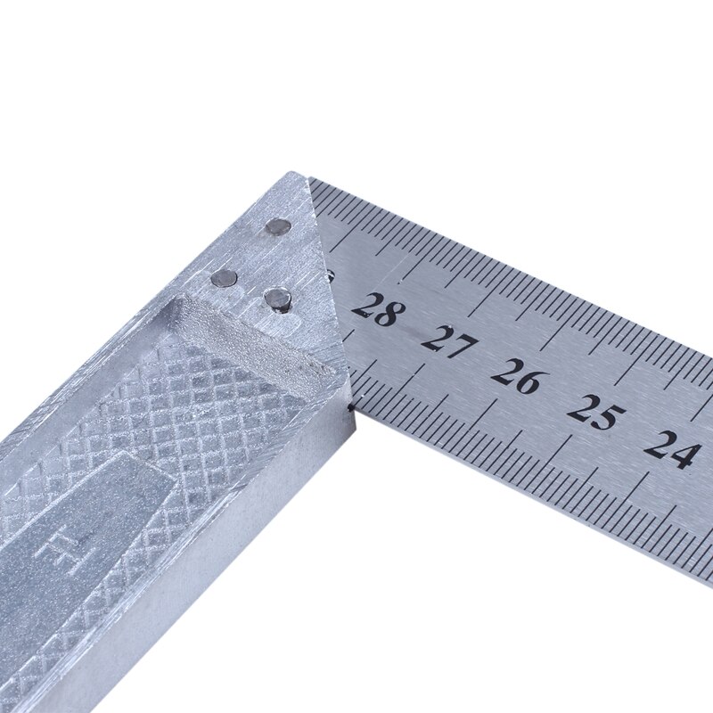 30cm aluminum handle with stainless steel scale Right Measuring Angle Square Ruler