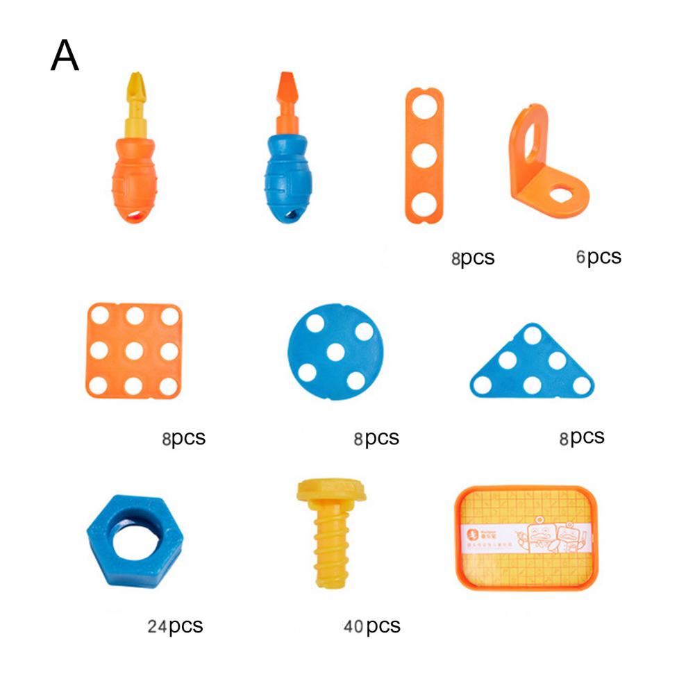 1Set gioco di ruolo sviluppo del cervello giocattolo strumento di riparazione 3D universale fai finta di giocare giocattolo fai finta di giocare giocattolo per interni:  A