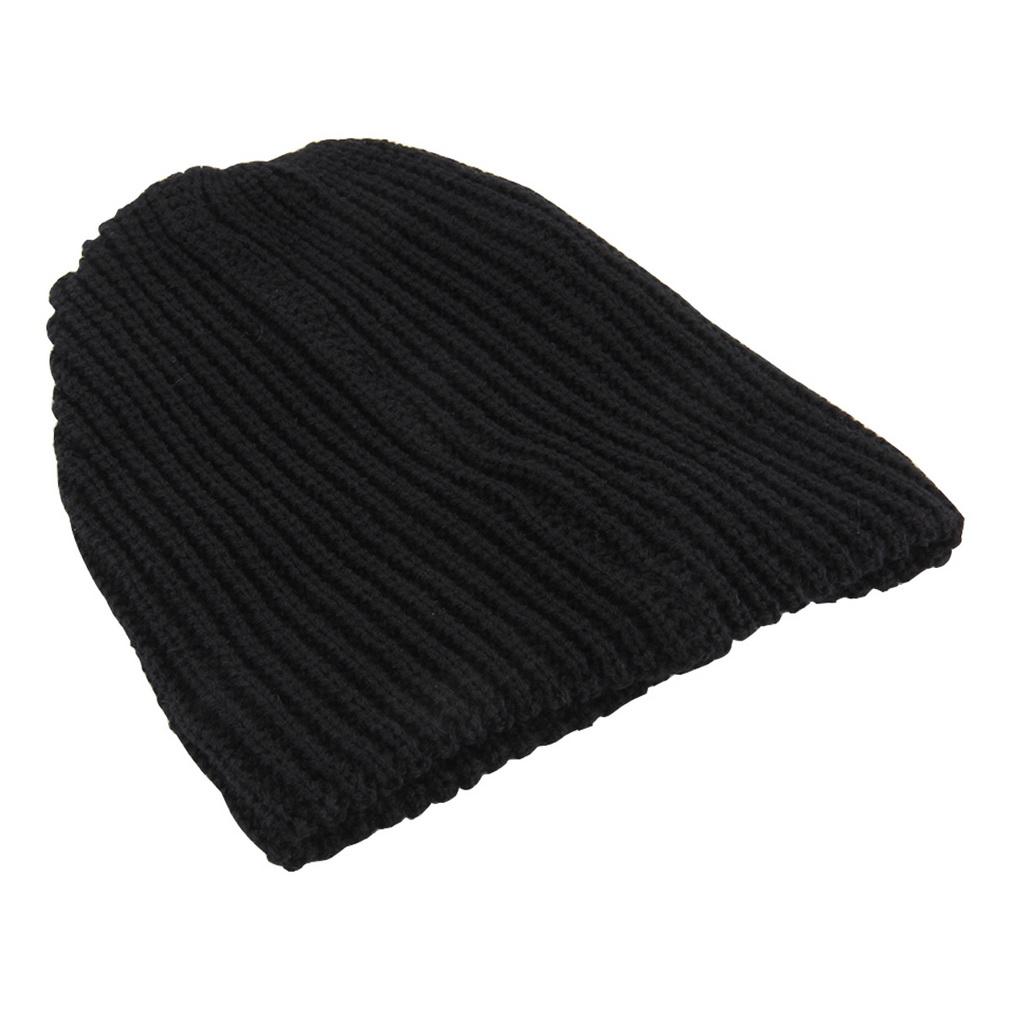Casual Chic mannen Losse Beanie Zwarte Hoed Caps Winter Vrouwen mannen Skullies Warmte Gebreide Mutsen Effen Kleur oversized