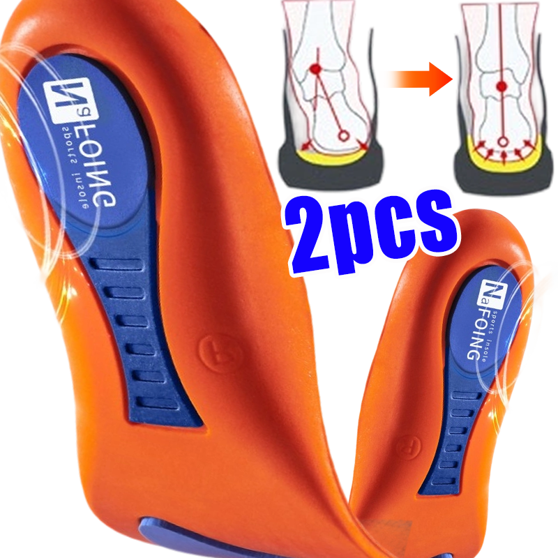 2 stücke Einlegesohlen Sport Einlegesohlen für Schuhe Sohle Stoßdämpfung Deodorant Atmungsaktive Kissen für Orthopädische Einlegesohle Mann Frauen Neue