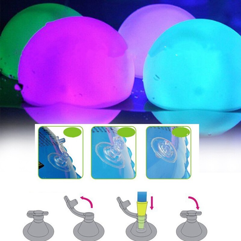 Zwembad Speelgoed Gloeiende Bal Opblaasbare Led Gloeiende Strand Bal Water Speeltoestellen Entertainment 40Cm