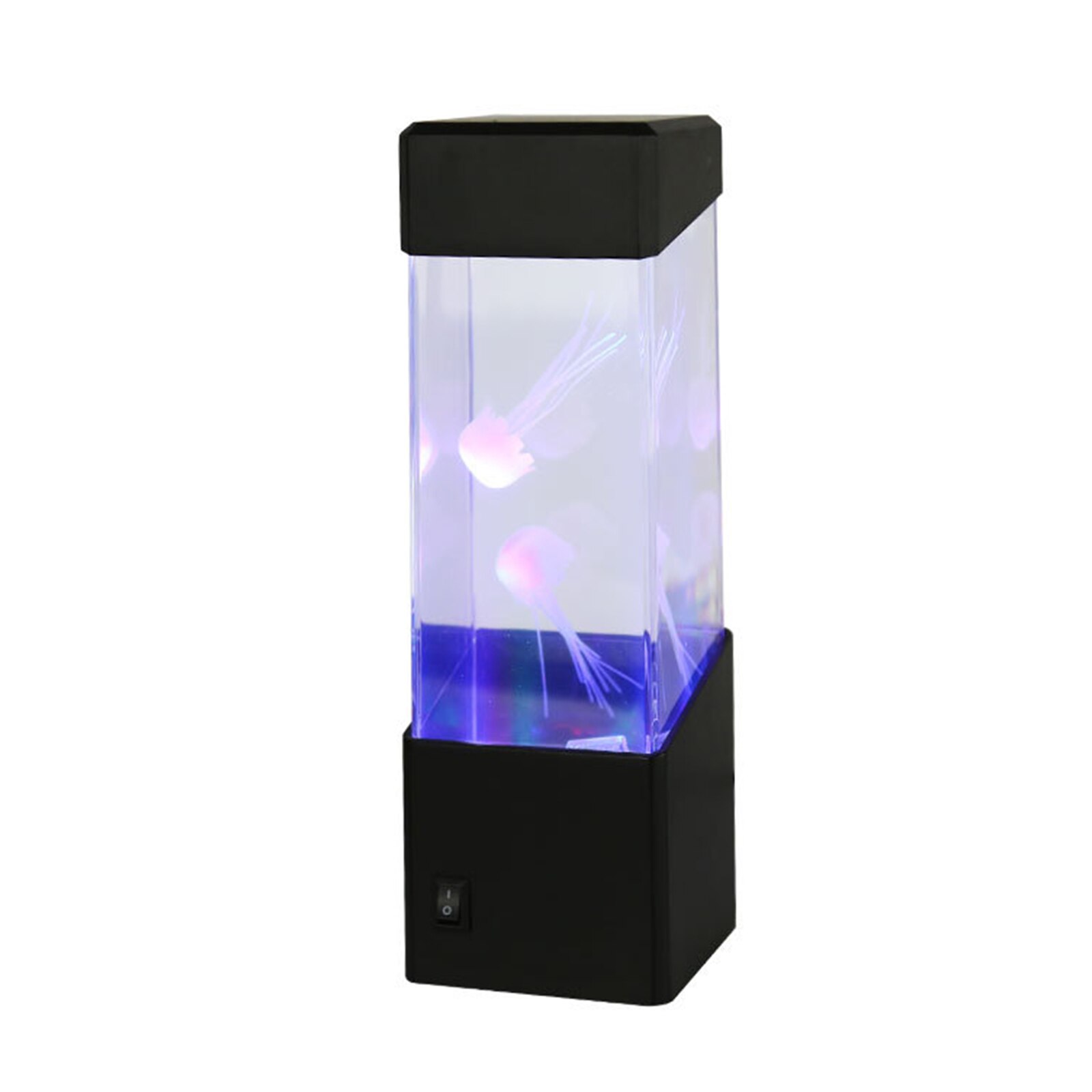 Kwallen Nachtlampje Mini Desktop Aquarium Kwallen Mood Light Met Kleur Veranderende Licht Effect Voor Studie, Kinderkamer