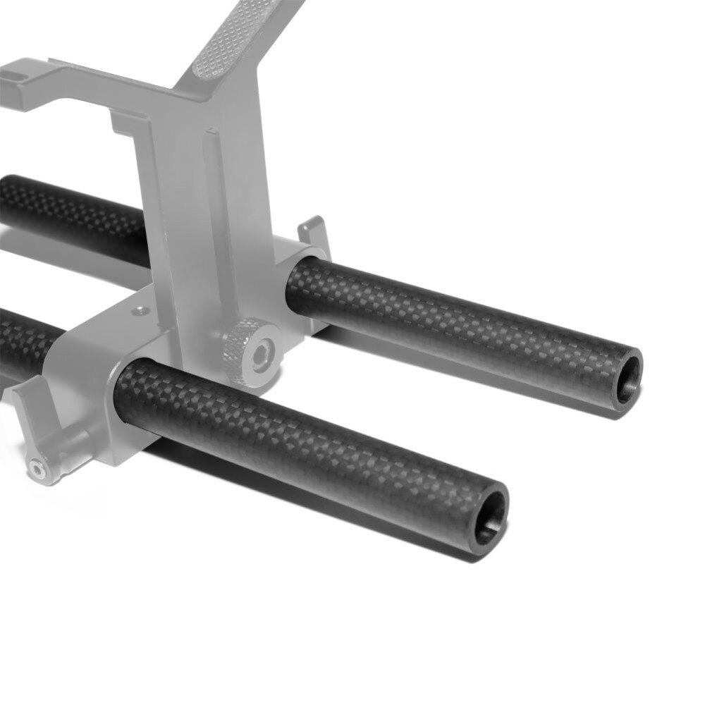 NICEYRIG 15mm Rod Rig Camera Rod Double Quick Support Rods DSLR Camera 15mm Rails Straight Shoulder Rig Carbon Fiber Lightweight