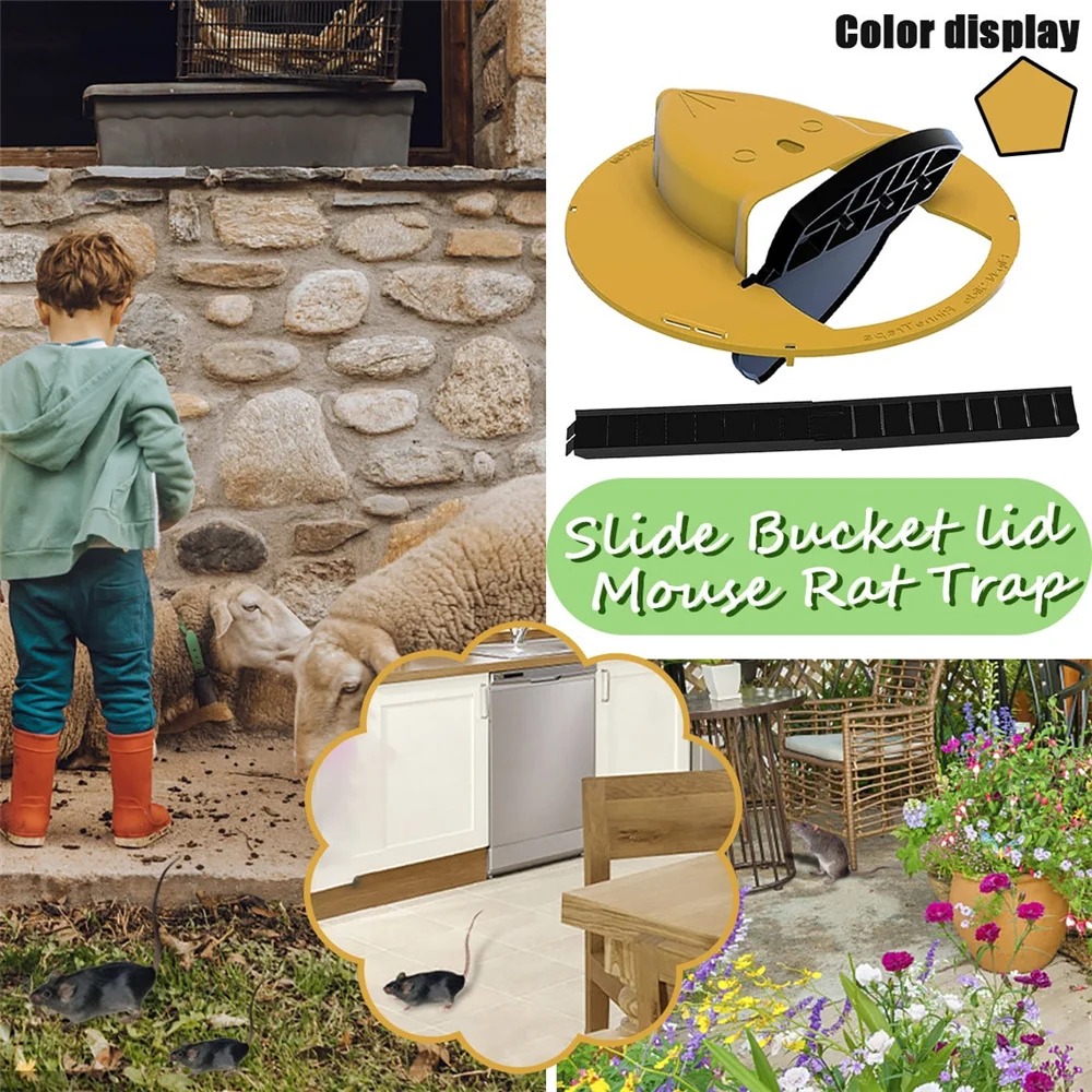 Intelligent fallgruve musefelle bøtte automatisk tilbakestilling vippbart skyvelokk bøtte automatisk tilbakestilling etter musefangst