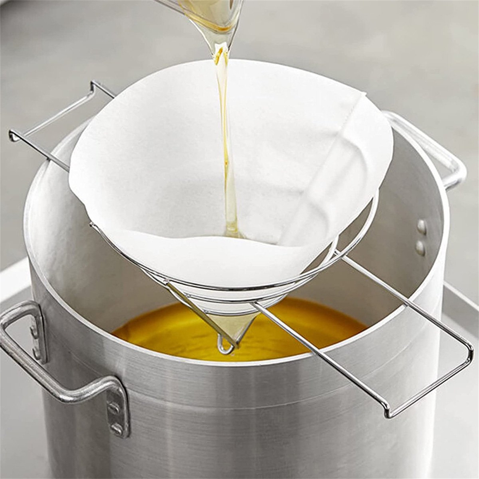 40 Stück Friteuse Ölfilter kegel Filter Vlies Filter kegel Speiseöl Filter kegel Filter küche Gaststätten Hotels Zubehör