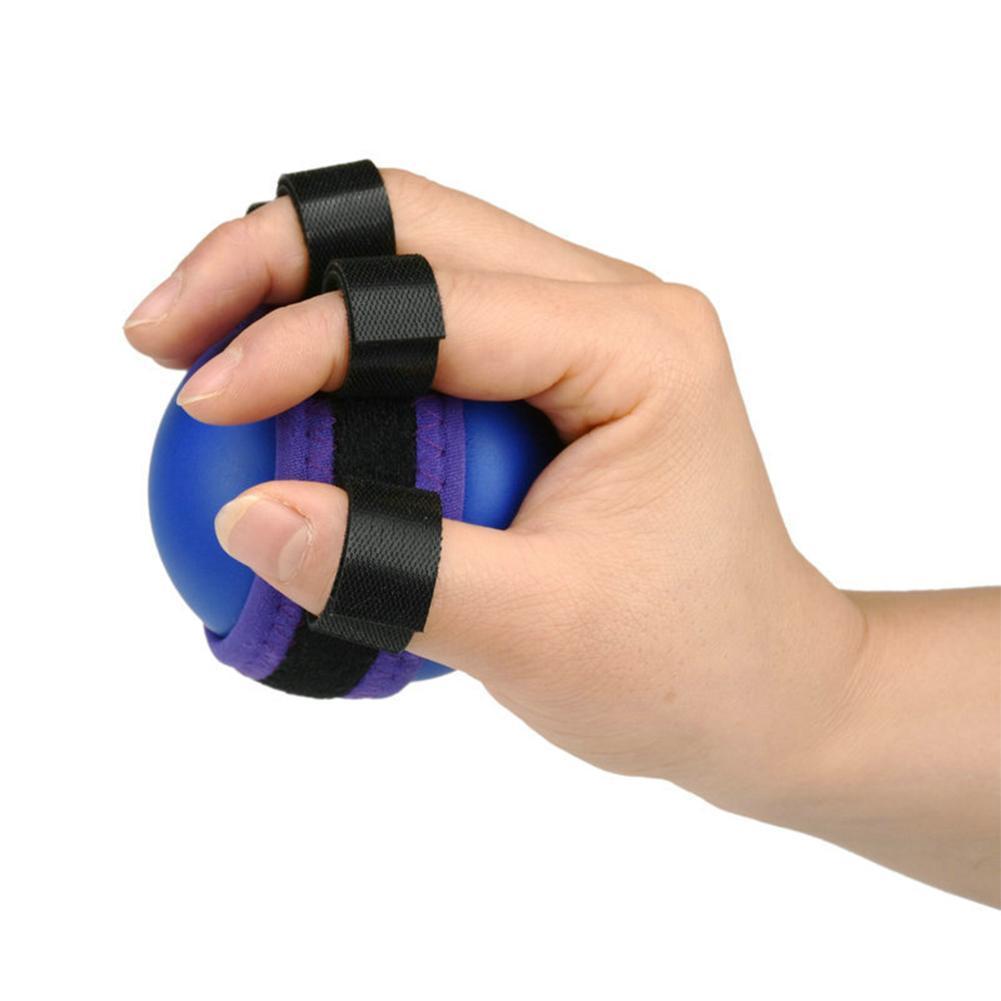 Vijf-Vinger Grip Bal Vinger Sterkte Oefening Squeeze Ring Apparaat Extension Onderarm Pols Vinger Strengthener Grip Flex H2O0