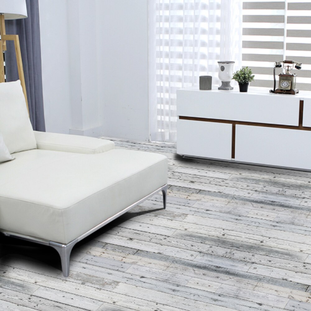 20X300Cm Retro Zelfklevende Pvc Vloer Roll Vintage Baksteen Lijn Patroon Diy Hotel Slaapkamer Grond Decal Floor sticker