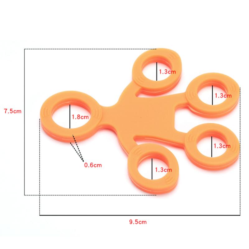 Pince à main Silicone doigt extenseur exercice tirer anneau bande Tension outil force formateur doigt exercice Fitness équipement